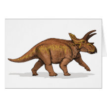 Anchiceratops - Cretaceous Dinosaur Greeting Card