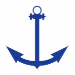 Anchor - Bright Blue - Shirt