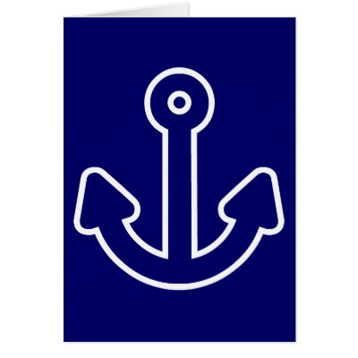 Anchor Greeting Card by TerryBain