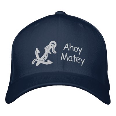 Anchor & Chain D2 Customisable Embroidery Design Embroidered Hats by mrssocolov4