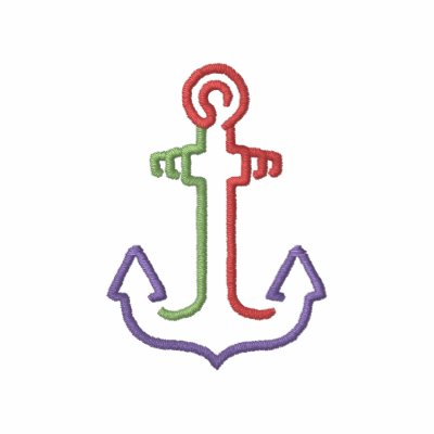 Anchor Embroidered Shirt by ZazzleEmbroidery