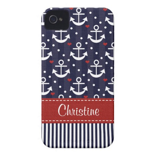 Anchor iPhone 4  4s Case Mate Cover Nautical Case-Mate iPhone 4 Cases