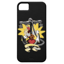 Anchor Pinup iPhone 5 Cases