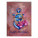 Anchor Tattoo Birthday Card