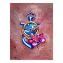 Anchor Tattoo Postcard