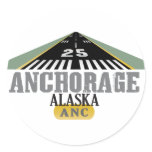 Anchorage Alaska - Airport Runway Stickers