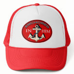 Anchored in Him Cap Mesh Hats
