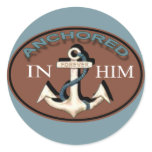 Anchored in Him Sticker