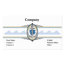 Anchors Away Business Card Templates