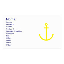 Anchors Aweigh Business Card Templates