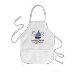 Anchors Aweigh Sailboat 3rd Birthday Kids Apron