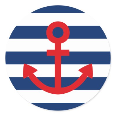 Anchors Aweigh Stickers by Ladiebug