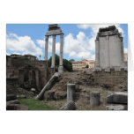 Ancient Agora temple pillar ruins Cards