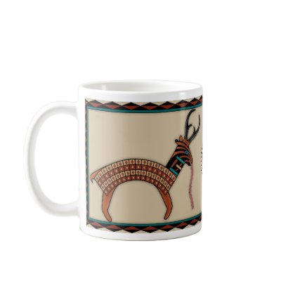 Ancient Antelope Coffee Mug by ZiaSun