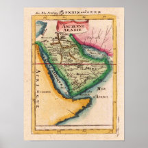 Ancient Arabia Mallet 1719 Reproduction Print