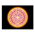 Ancient Aztec Calendar Post Card