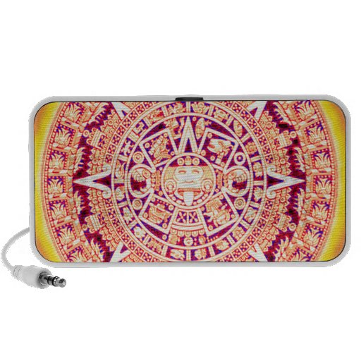 Ancient Aztec Calendar Speaker  Doodle