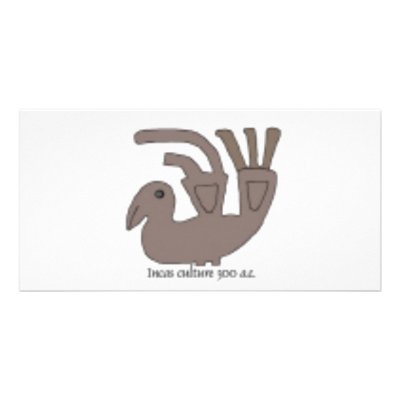 Ancient Bird art! Personalized Photo Card by angeria