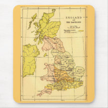 Ancient Britain Map Mouse Pad