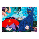 Ancient Cat by Gregory Gallo Greeting Cards