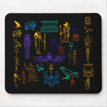 Ancient Egyptian Hieroglyphs Mousepad