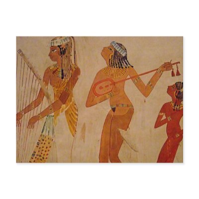 Ancient Egyptian Music Postcards by IrishPirateQueen