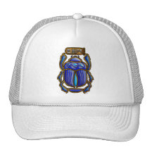 Ancient Egyptian Scarab Mesh Hats