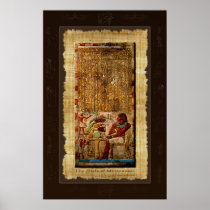 Ancient Egyptian Stela Art Poster