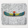 Ancient Egyptian Winged Scarab Mouse Pad