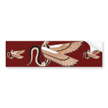 Ancient Egyptian Winged Serpent Symbol Bumper Stickers