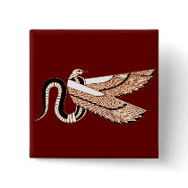 Ancient Egyptian Winged Serpent Symbol Pins