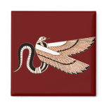 Ancient Egyptian Winged Serpent Symbol magnets