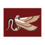 Ancient Egyptian Winged Serpent Symbol Postcard