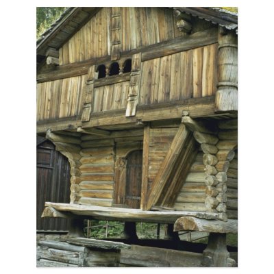 Ancient farm building, Norway Europe Personalized Flyer by beautifulclicks