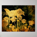 Ancient floral chaos print