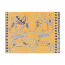 ancient fresco from turkey postcards