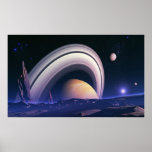 Ancient giants - space landscape posters