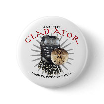 Ancient Gladiator Pinback Buttons