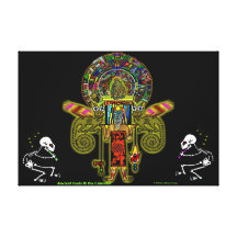 Ancient Gods & the Calendar Gallery Wrap Canvas