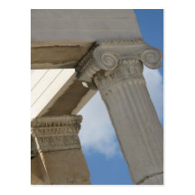 Ancient Greek Architectural Columns Postcard
