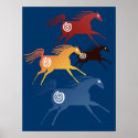 Ancient Horses  Poster posters