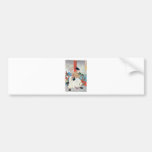 Ancient Japanese Archer Painting Bumper Stickers