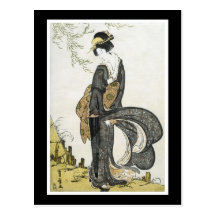 Ancient Japanese Art Postcard
