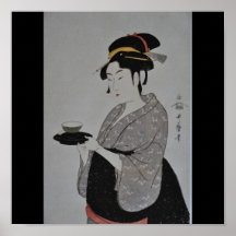 Ancient Japanese Painting circa 1793 Poster