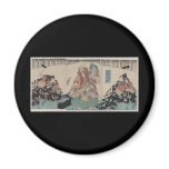 Ancient Japanese Sword Making Ritual circa 1848 magnets