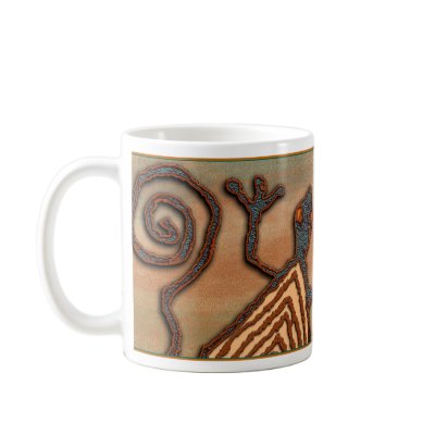 Ancient Lizard Coffee Mugs by ZiaSun