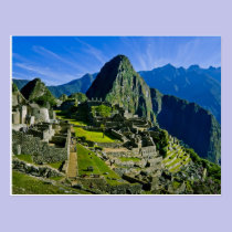 Ancient Machu Picchu, last refuge of the 2 postcards