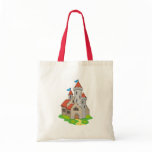 Ancient mediaeval castle tote bag