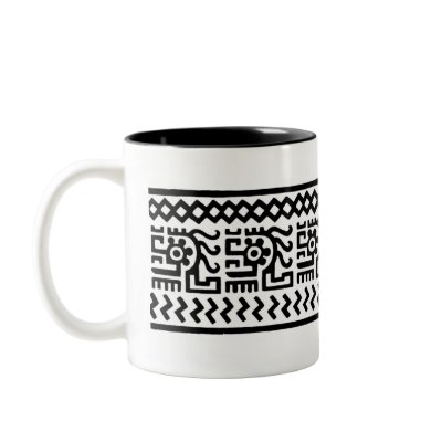 Ancient Mexican Design - Mug by dchaddad