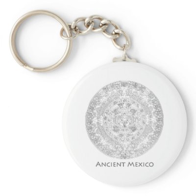 Ancient Mexico Cultures! History cool art! Key Chain by angeria
